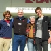 Josh, Dan, Betty and Will outside DAN HQ