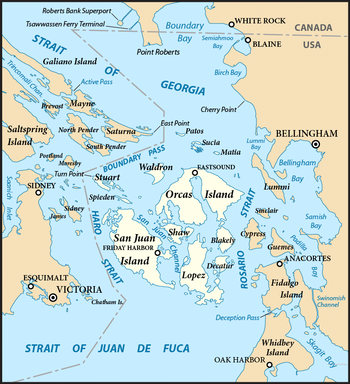 San Juan Island Map